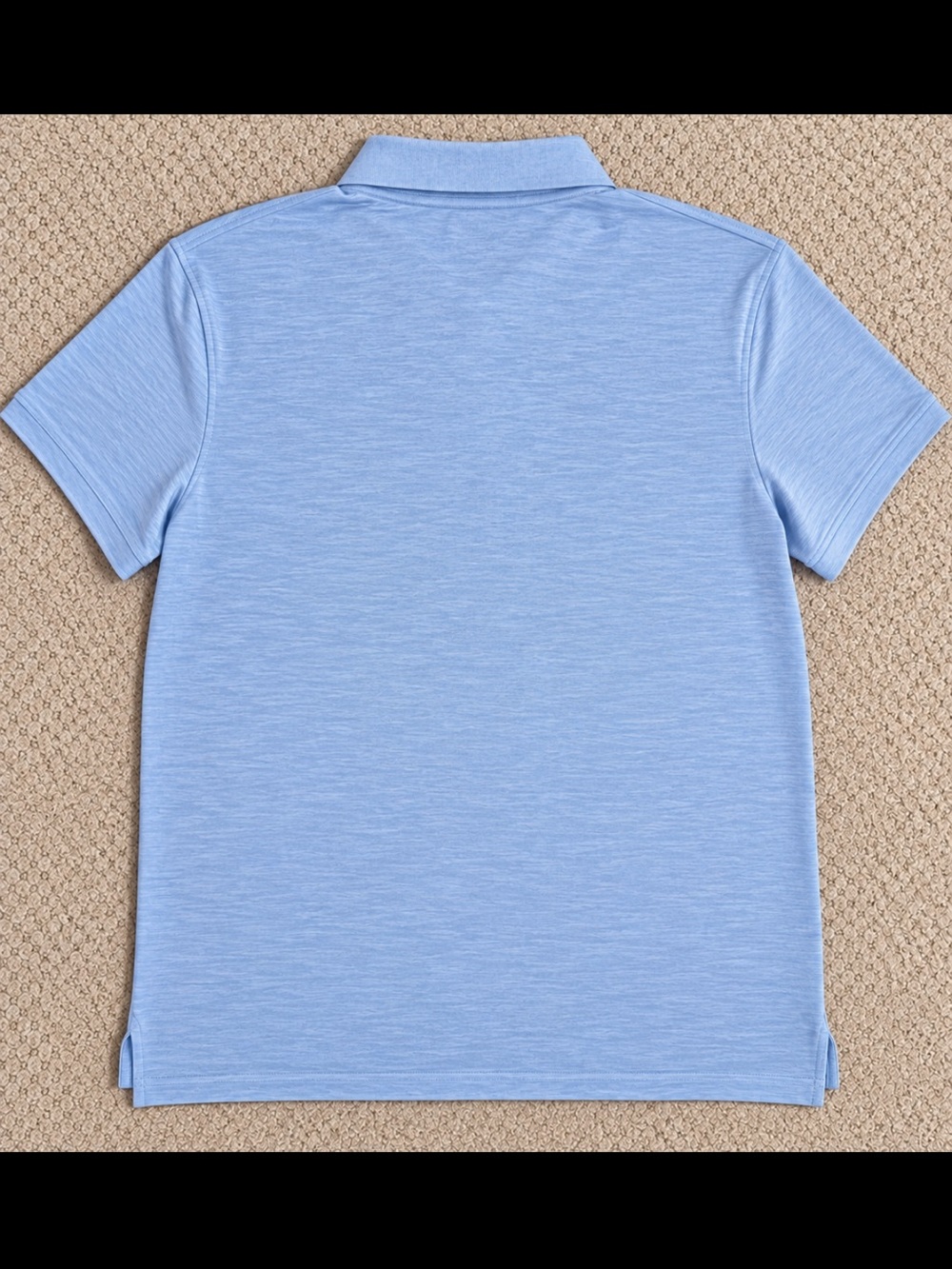 George Men’s Heather Light Blue Polo - Picture 2 of 2